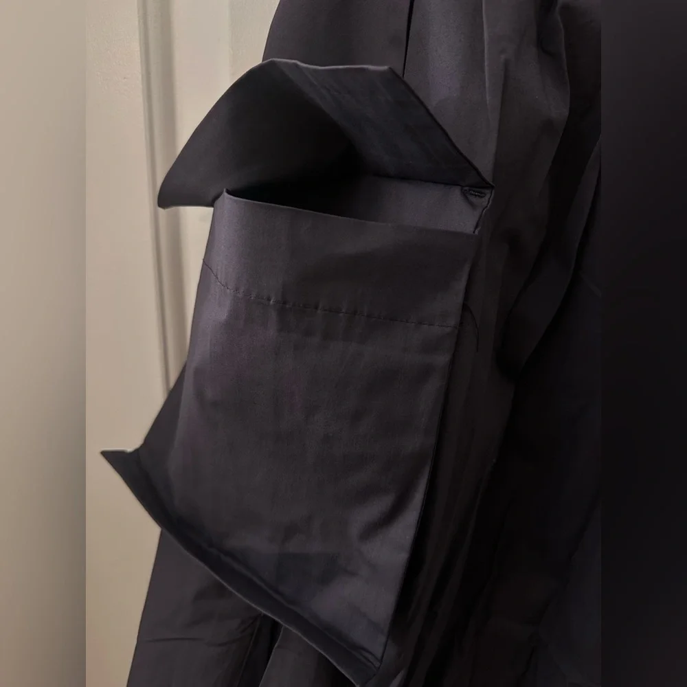 Tibi Deep Purple Full A-Line Skirt